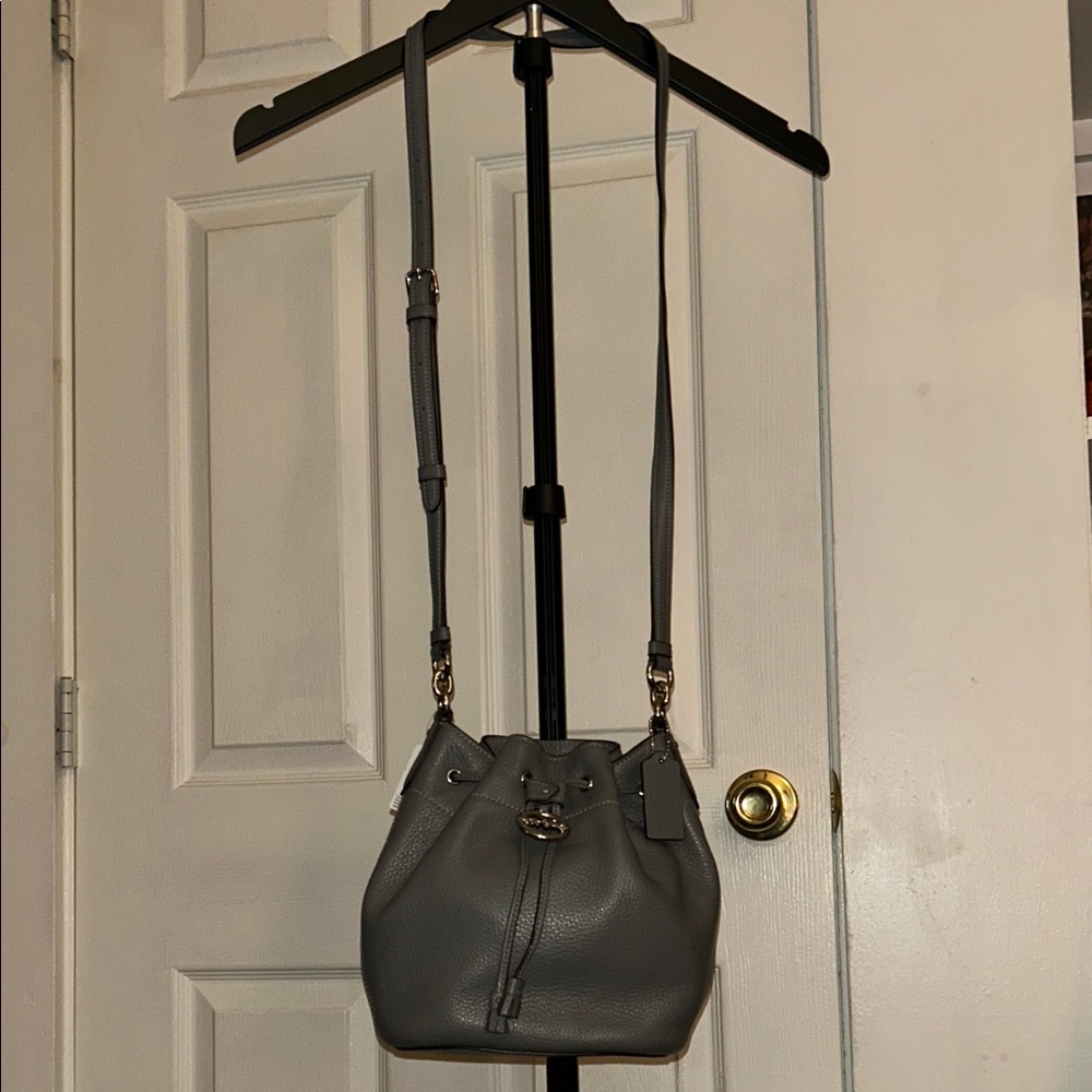 Coach Elle Pebble Leather Drawstring Bag, NWT - Picture 7 of 15